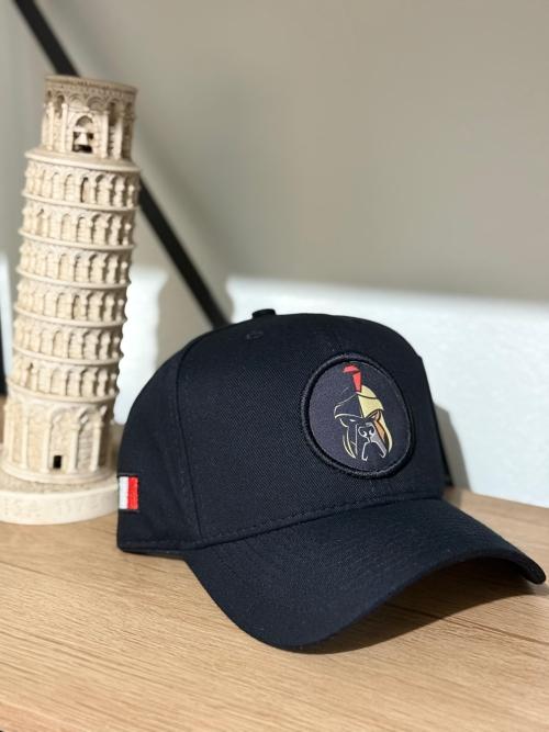  Preto com patch redondo – Moderno e versátil